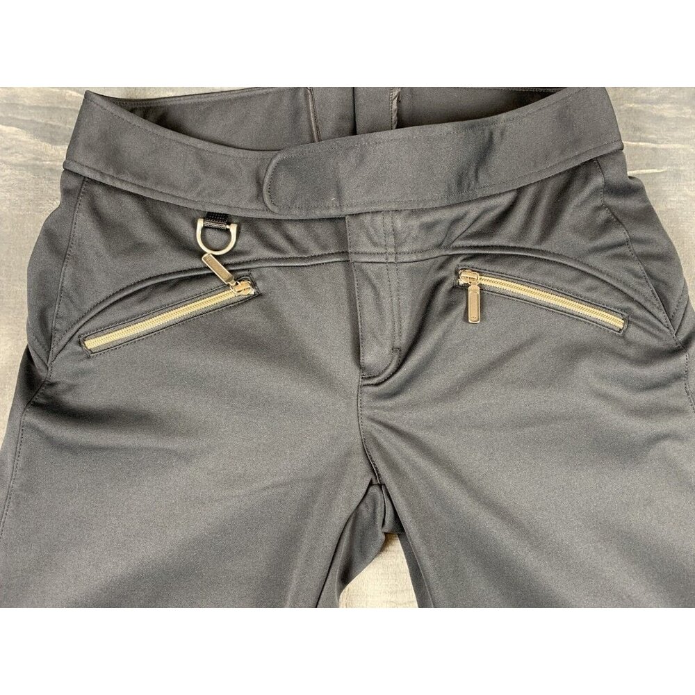 Athleta Women’s Size 10P Black Ski Snowboard Soft Shell Lined Pants - Picture 3 of 14
